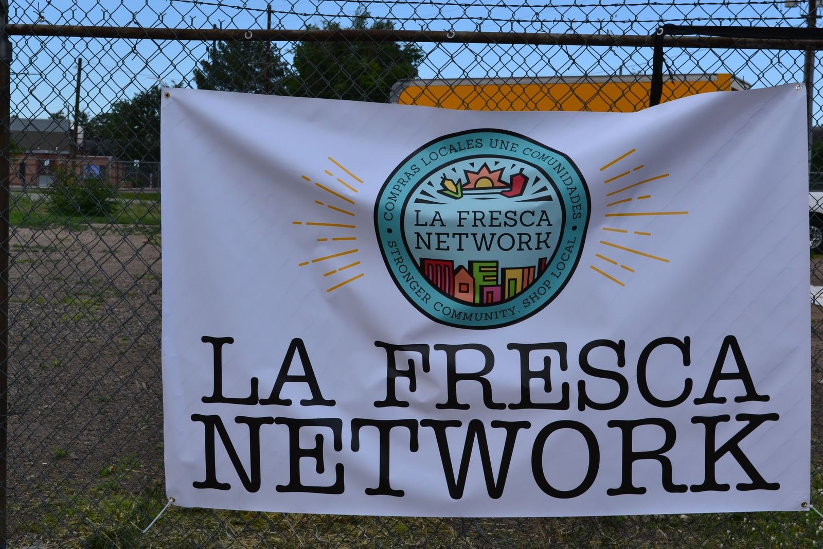 La Fresca Network banner at La Fresca Fest in GES